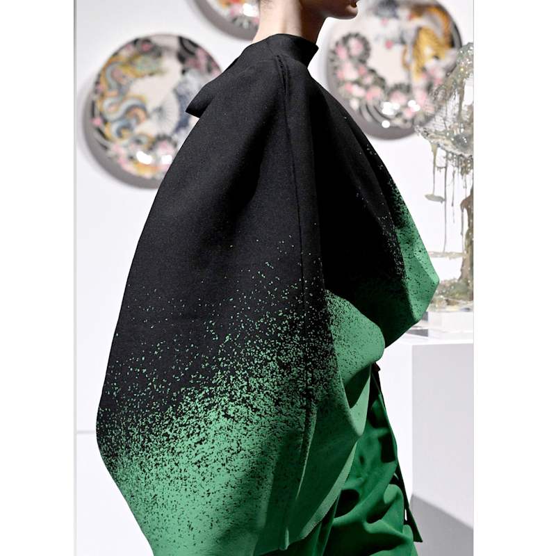 Crazy Brain Midi Skirt In Cape - Oragne | ARTO. | Wolf & Badger