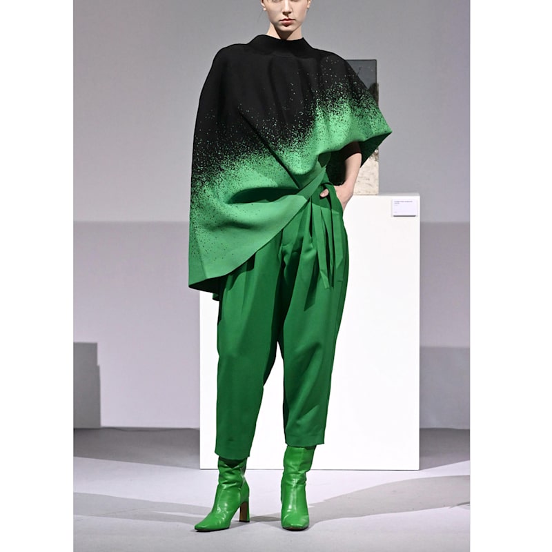 Crazy Brain Midi Skirt In Cape - Oragne | ARTO. | Wolf & Badger