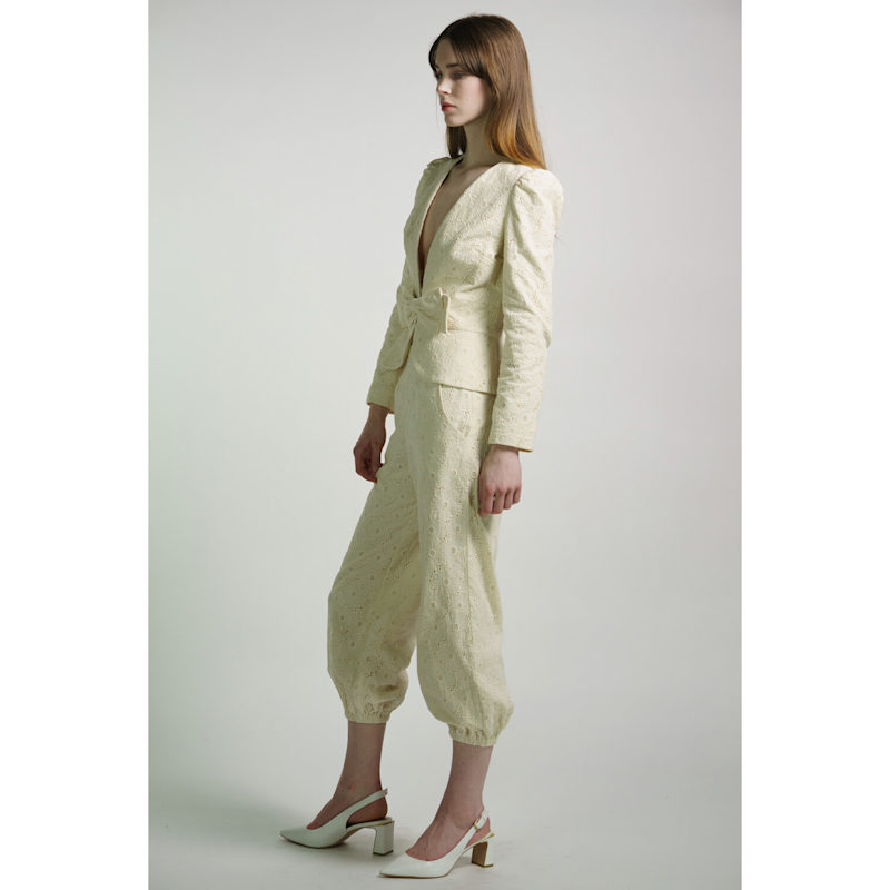 Thumbnail of Cream Eyelet Anais Jacket image