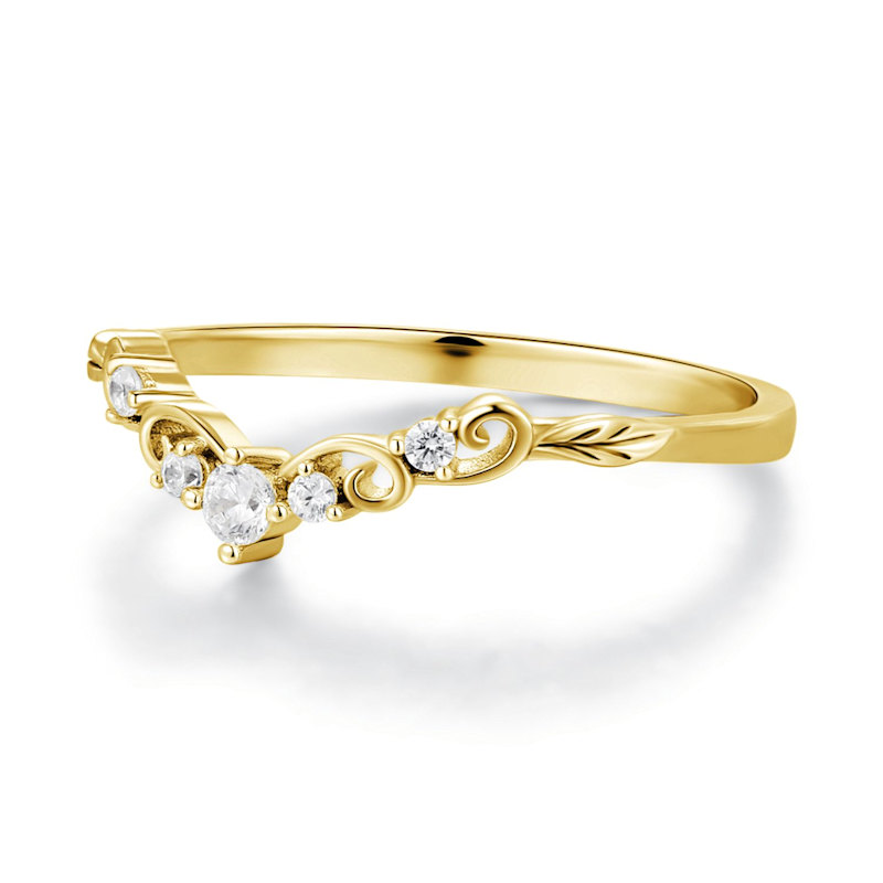 Thumbnail of Crest Band Yellow Gold Vermeil image
