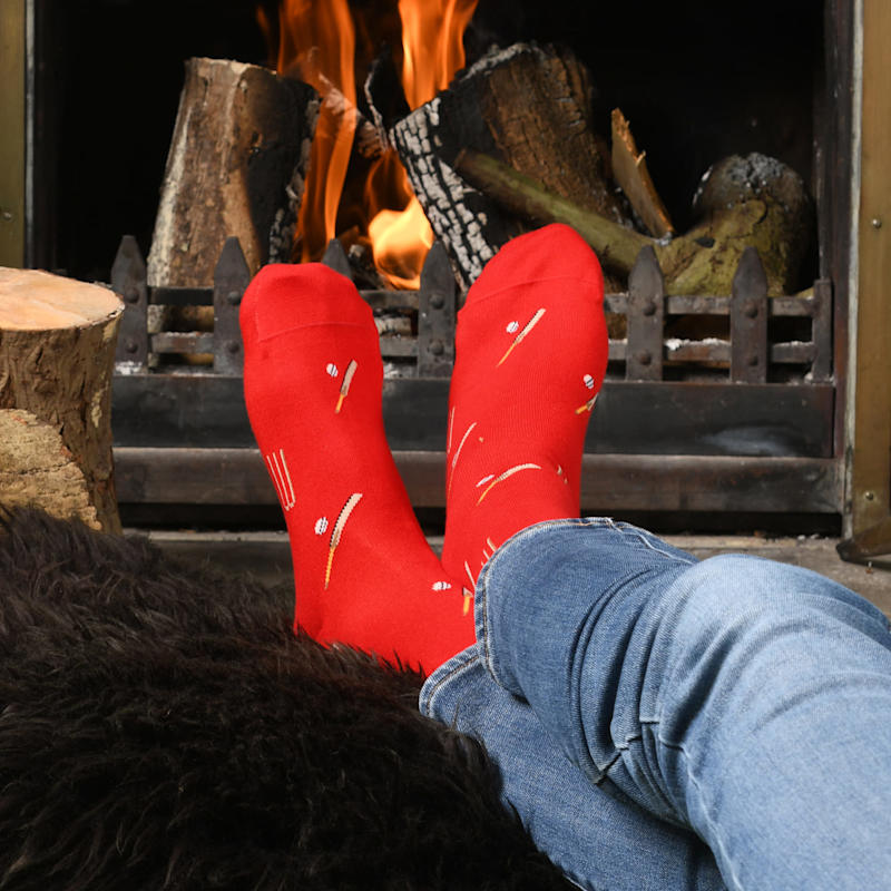 Thumbnail of Cricket Men's Socks – Red image
