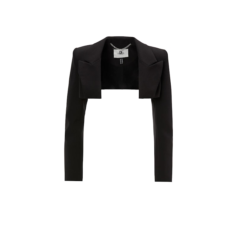 Thumbnail of Cropped Blazer Black image