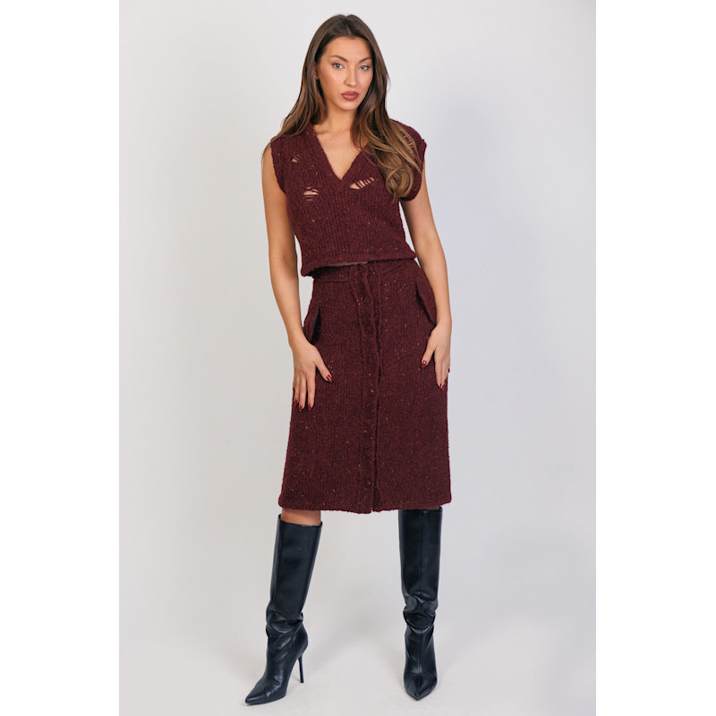 Thumbnail of Knit Pencil Skirt image