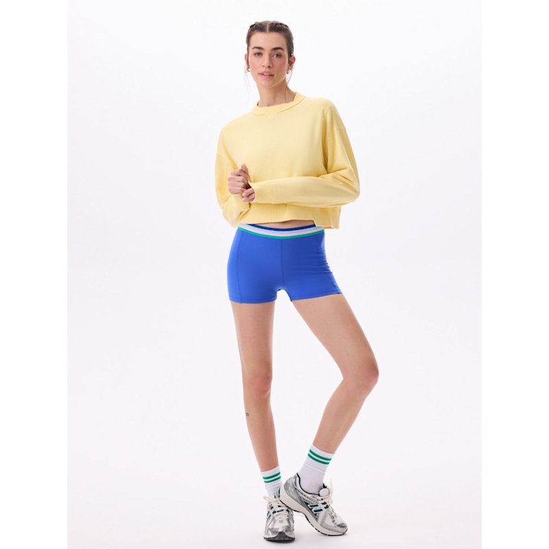 Thumbnail of Cropped Sweatshirt - Butter Yellow image