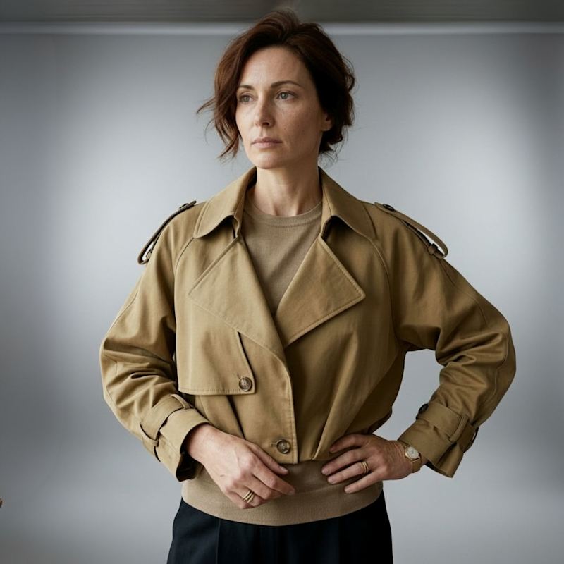 Thumbnail of Cropped Trench Jacket image