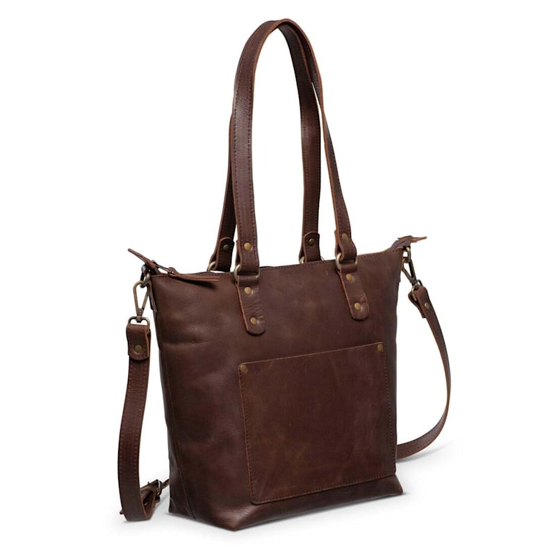 Thumbnail of Handmade Large Leather Tote Shoulder Bag image