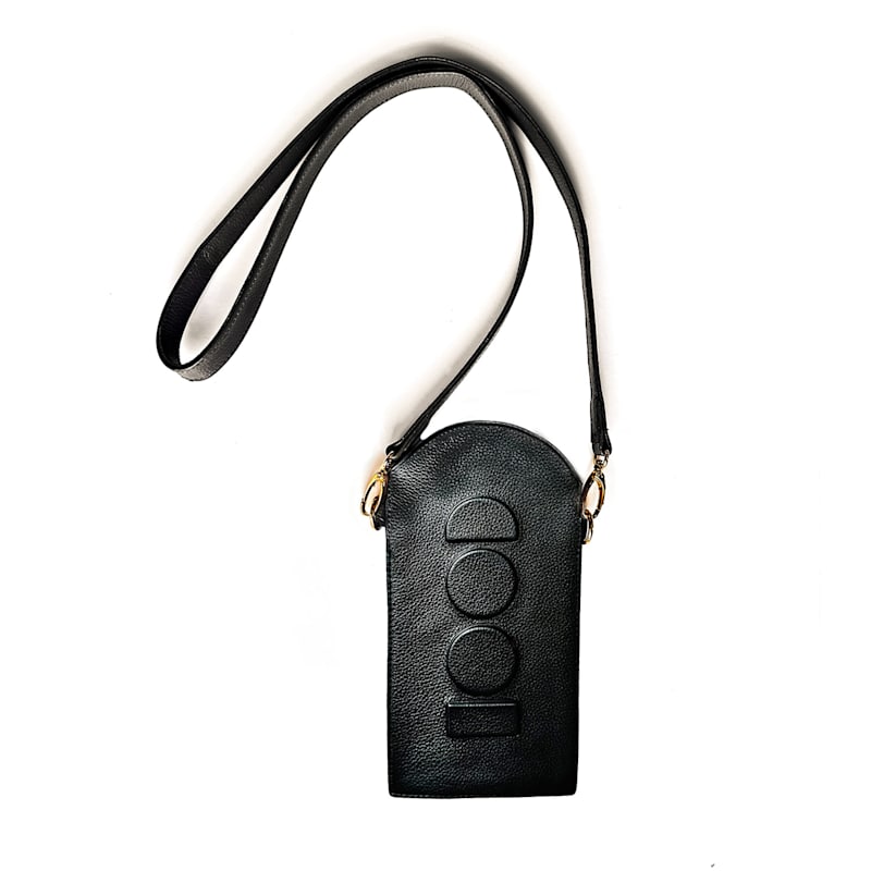 Thumbnail of Crossbody Phone Bag With Detachable Strap - Black image