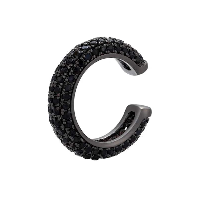 Thumbnail of Black Crystal Ear Cuff image