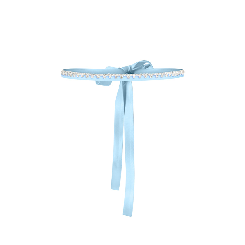 Thumbnail of Crystal-Embellished Belt - Light Blue image