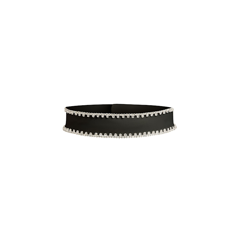Thumbnail of Crystal-Embellished Double Belt - Black image
