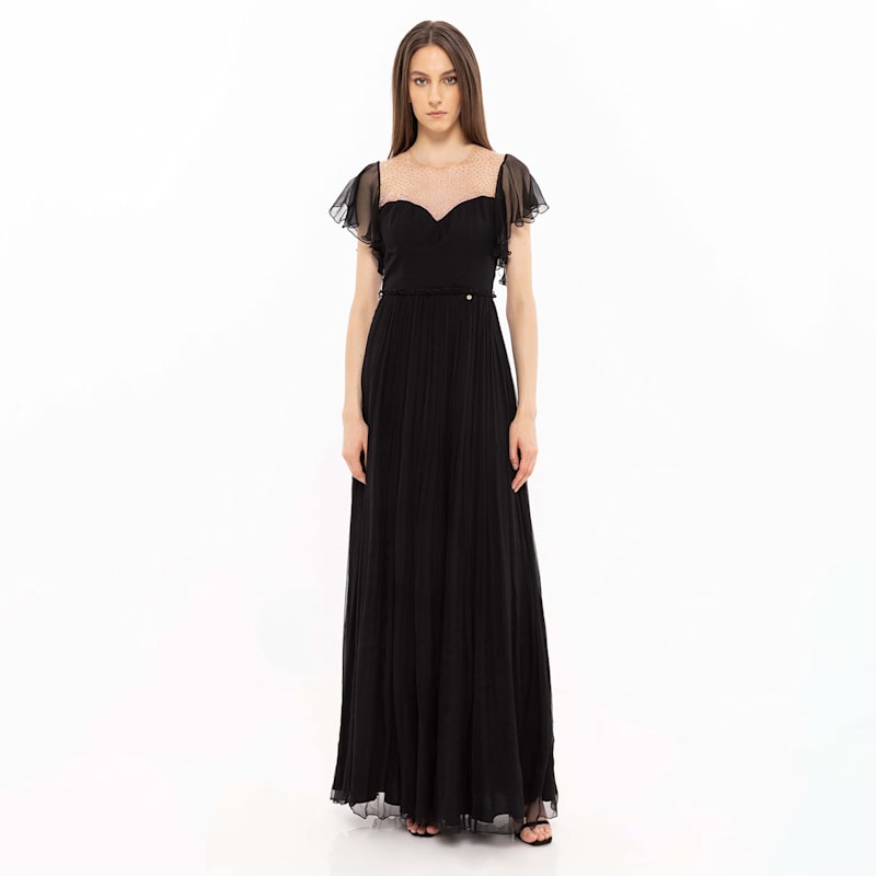 Thumbnail of Crystal-Embellished Silk Dress image