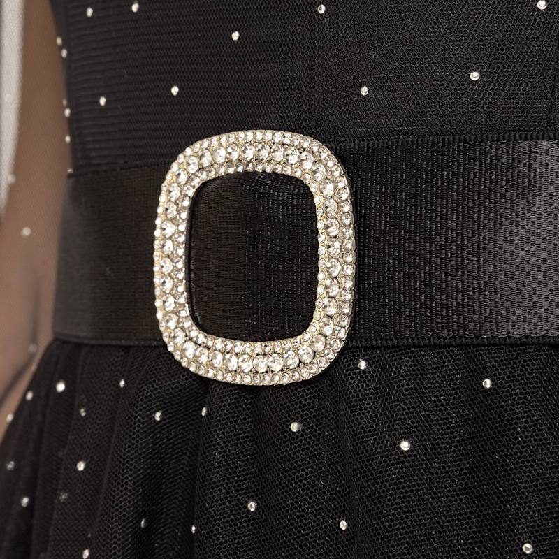 Thumbnail of Crystal-Embellished Tulle Dress image