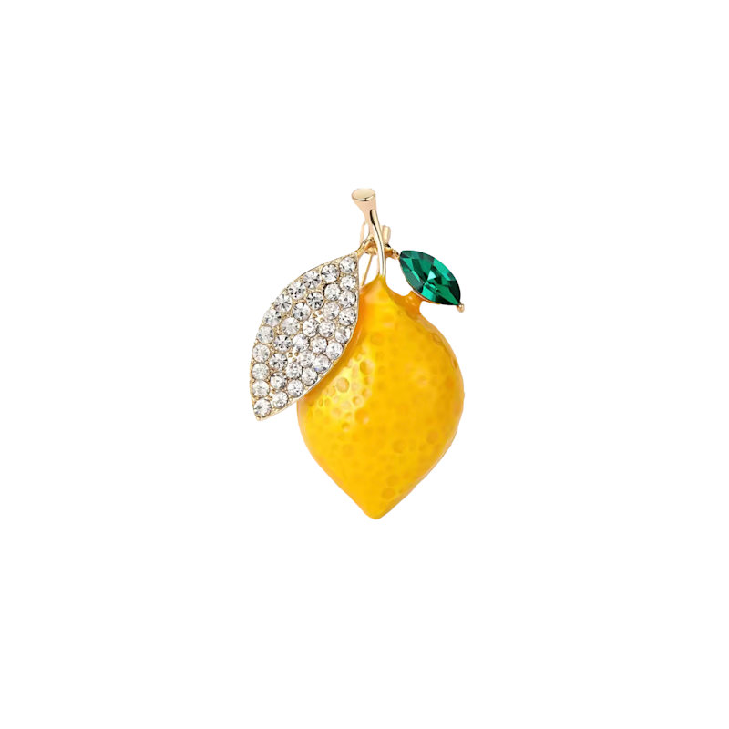 Thumbnail of Crystal Lemon Brooch image