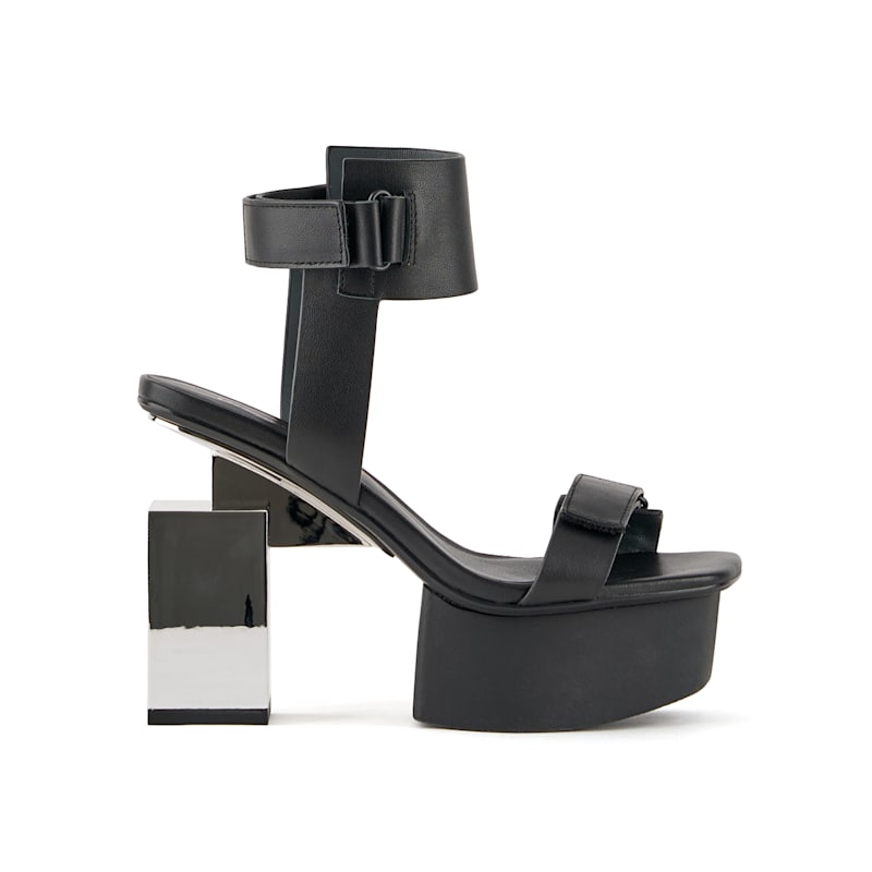 Thumbnail of Cubist Sandal - Black + Silver image