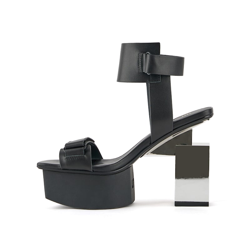 Thumbnail of Cubist Sandal - Black + Silver image