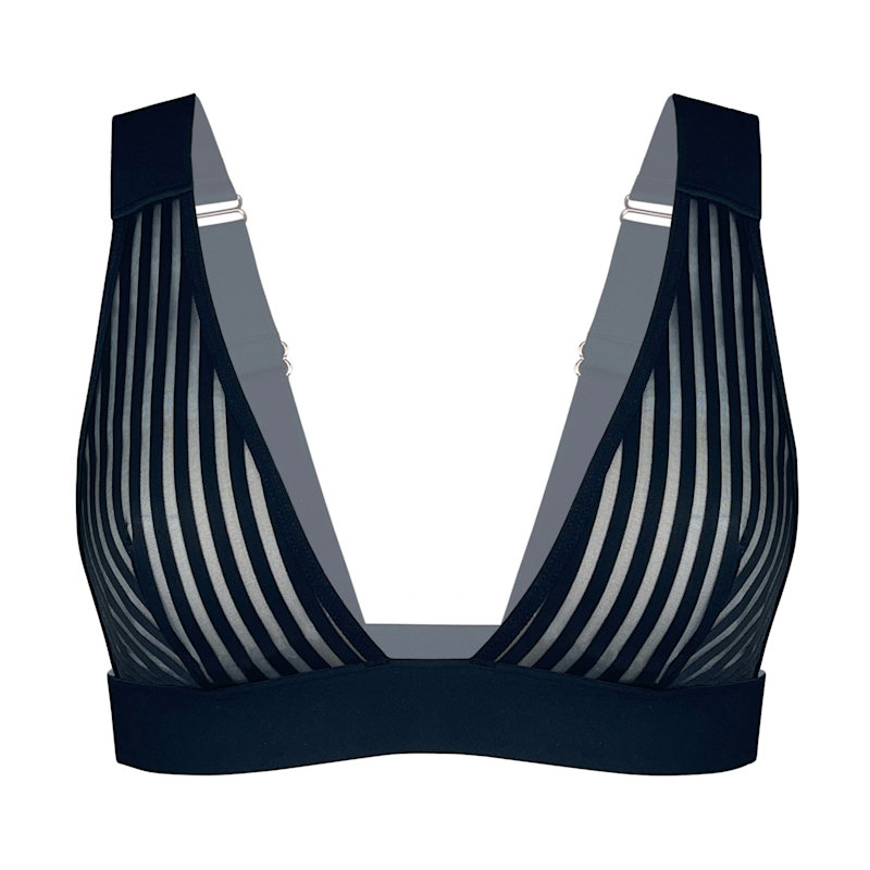 Thumbnail of Vertigo V Neck Bralette Black image