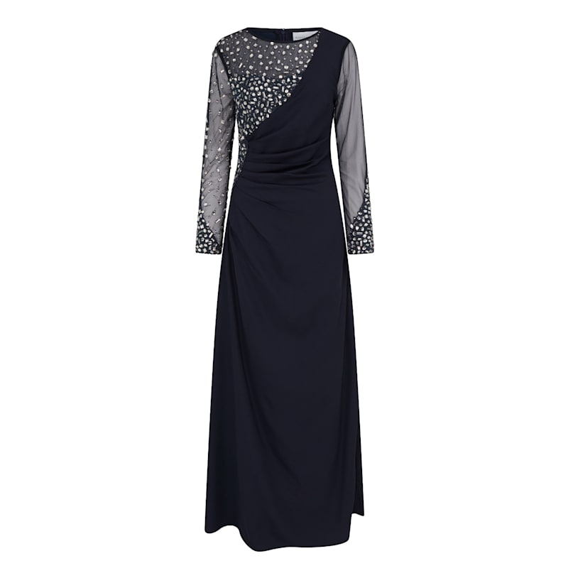 Raishma Cyra Embellished Gown - Blue