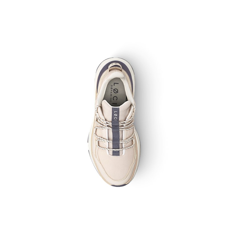 Thumbnail of DØPAMINE- Beige & Grey Trainer image