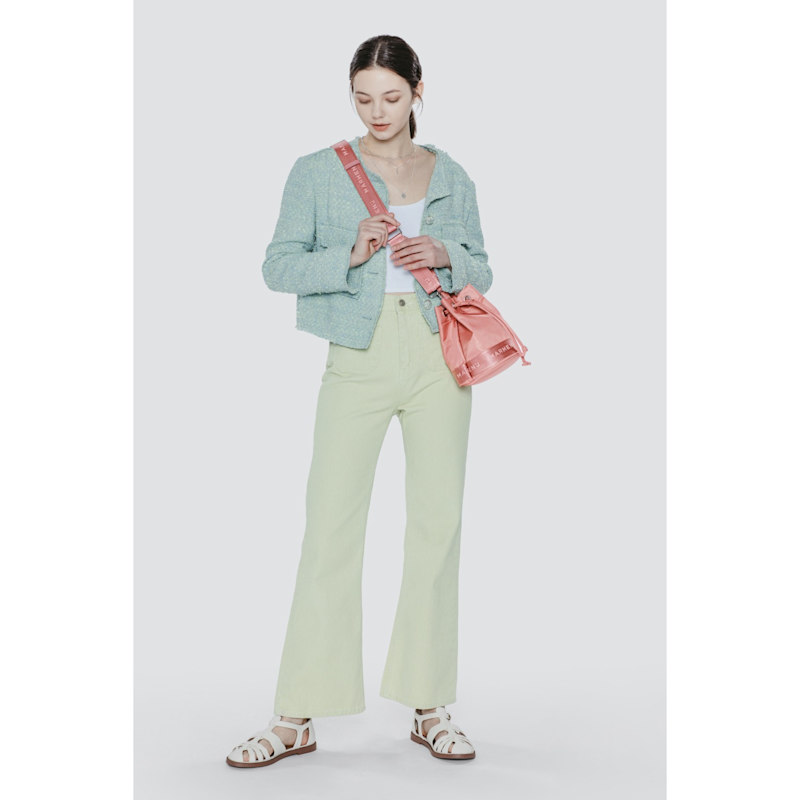 Thumbnail of Recycled Nylon Bucket Bag - Lexy - Indi Pink image