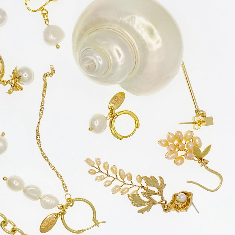 Thumbnail of Moonlit Conch Earrings image