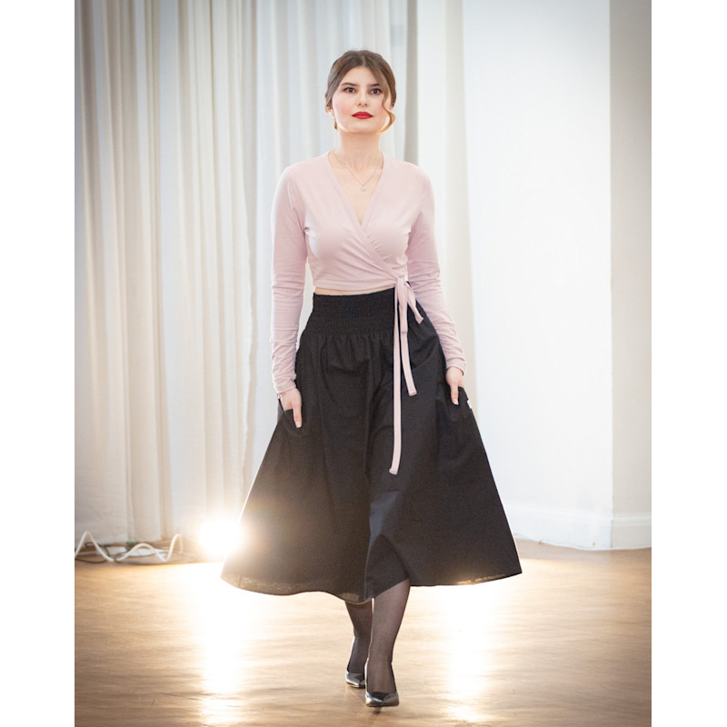 Thumbnail of Daisy Ballet Wrap Top In Pink image