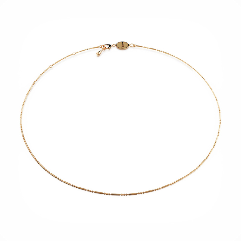 Thumbnail of Daisy Layering Necklace 18K Gold Vermeil image