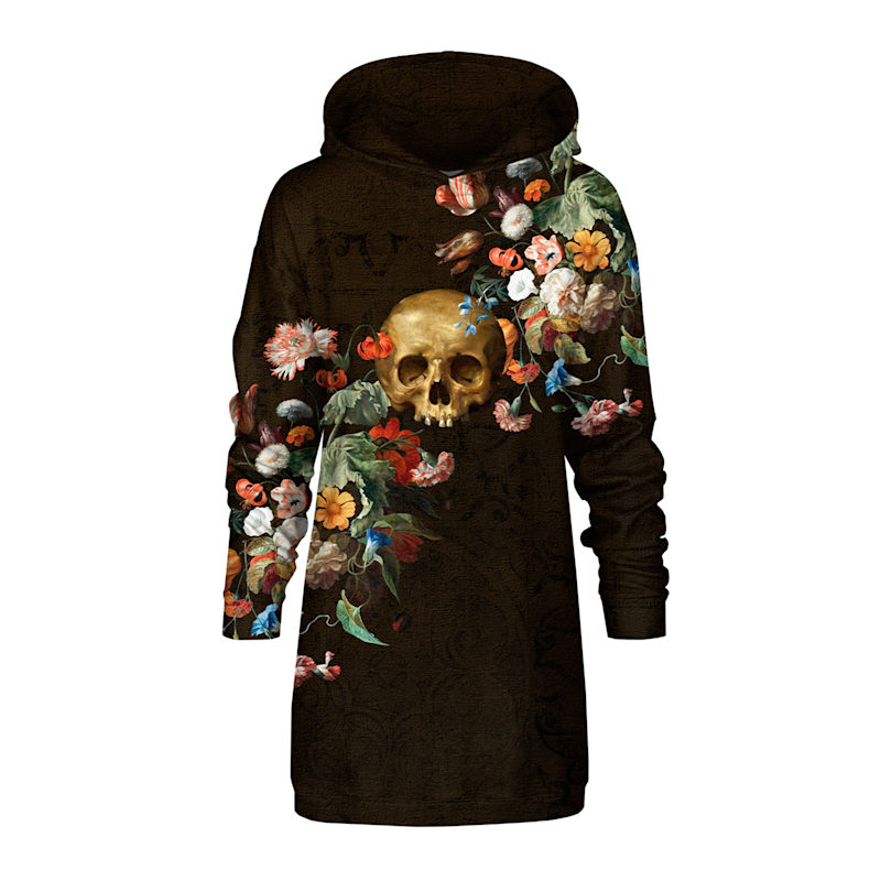 slim fit dress slacks Knit Hoodie Dress – udelny.com main image 0
