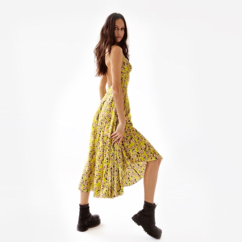 Thumbnail of Daphne Floral Print Summer Maxi Dress image