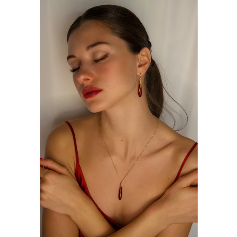 Thumbnail of Daria Red Necklace image