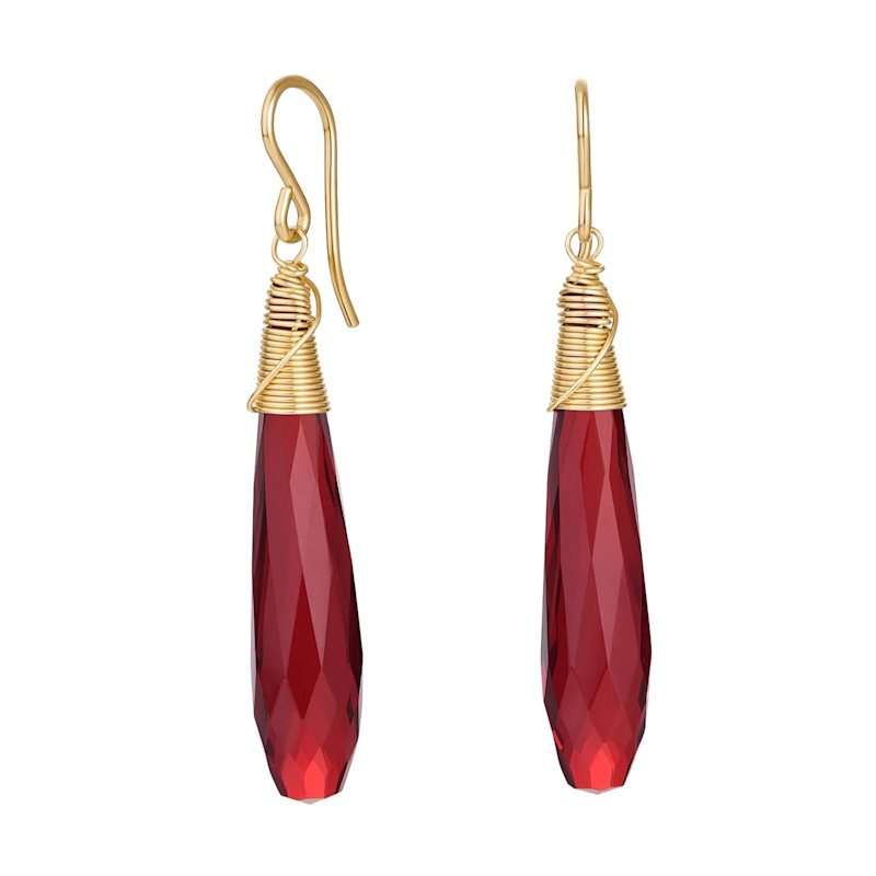Thumbnail of Daria Red Earrings image