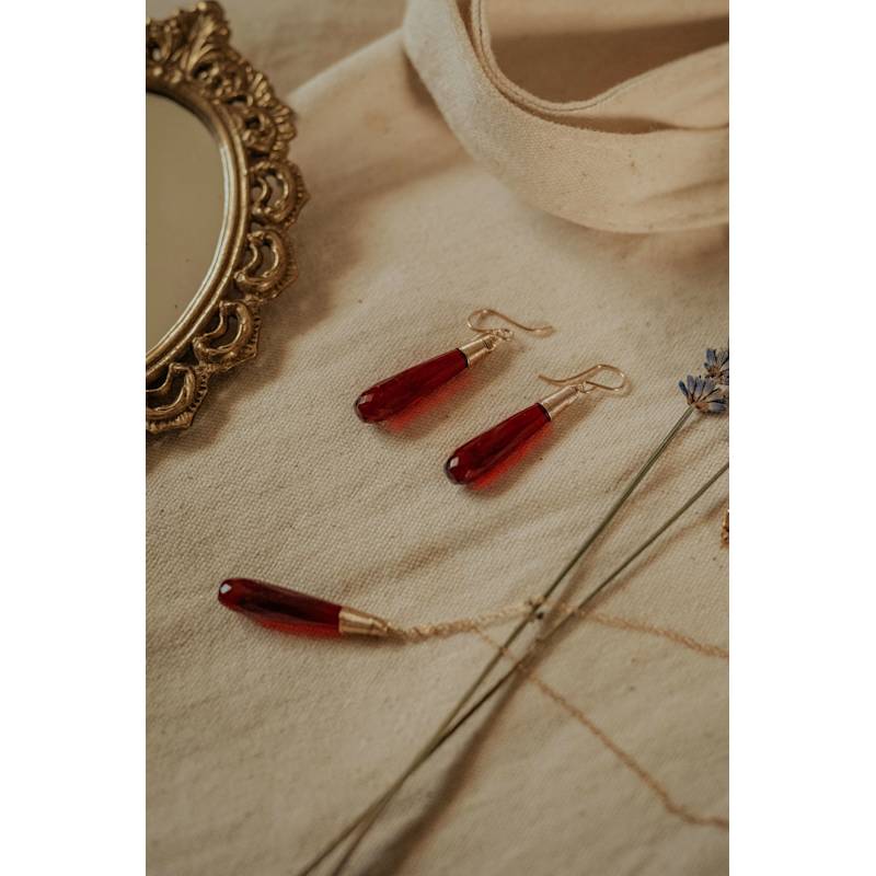 Thumbnail of Daria Red Necklace image