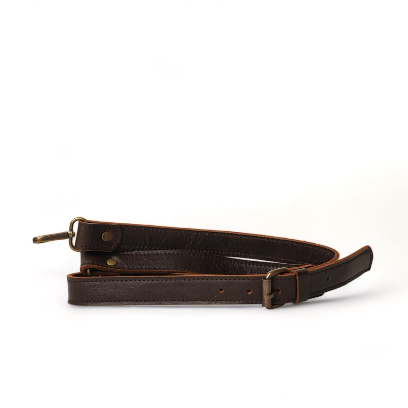 Thumbnail of Handmade Mini Tote Dark Brown Crossbody Bag image