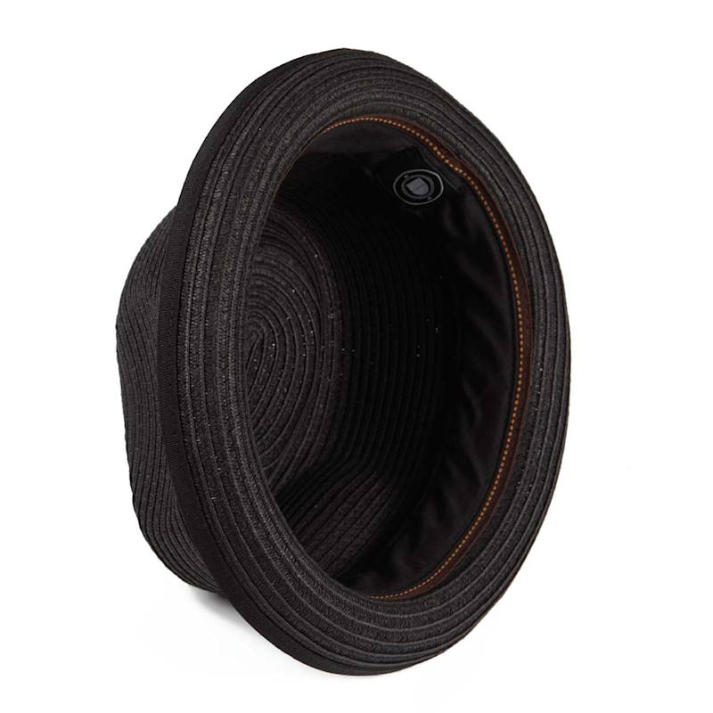 Dasmarca Andy Short Brim Trilby Retro Summer Skimpy Brim Straw