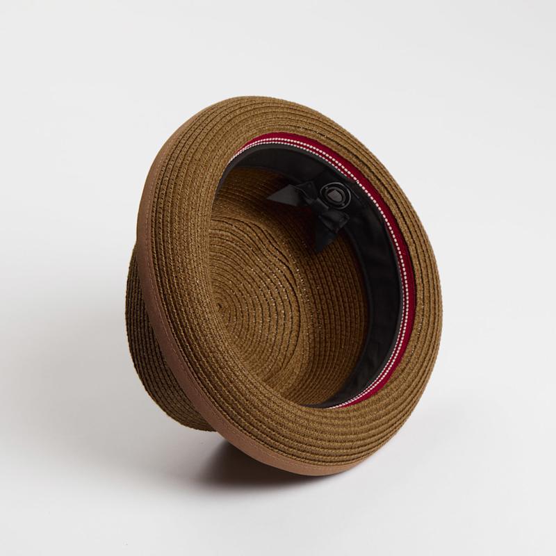 Thumbnail of Dasmarca Durban Summer Diamond Crown Light Weight Breathable Porkpie Hat - Spice image