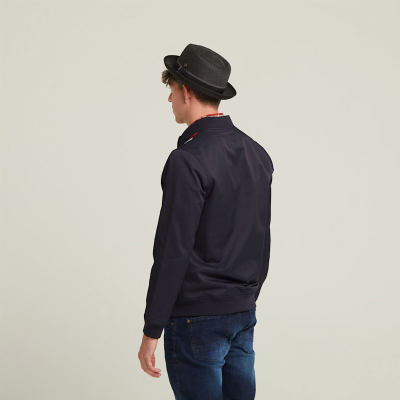 Thumbnail of Dasmarca Durban Summer Diamond Crown Light Weight Breathable Porkpie Hat - Carbon image