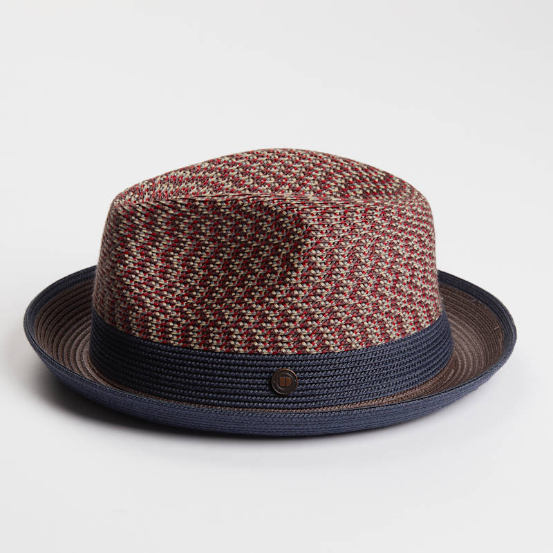 Dasmarca Enzo Copper Brown Multi Colored Summer Trilby Packable