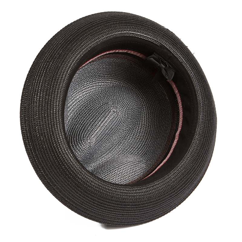 Dasmarca Verona Grey Lightweight Summer Two Tone Straw Fedora Hat