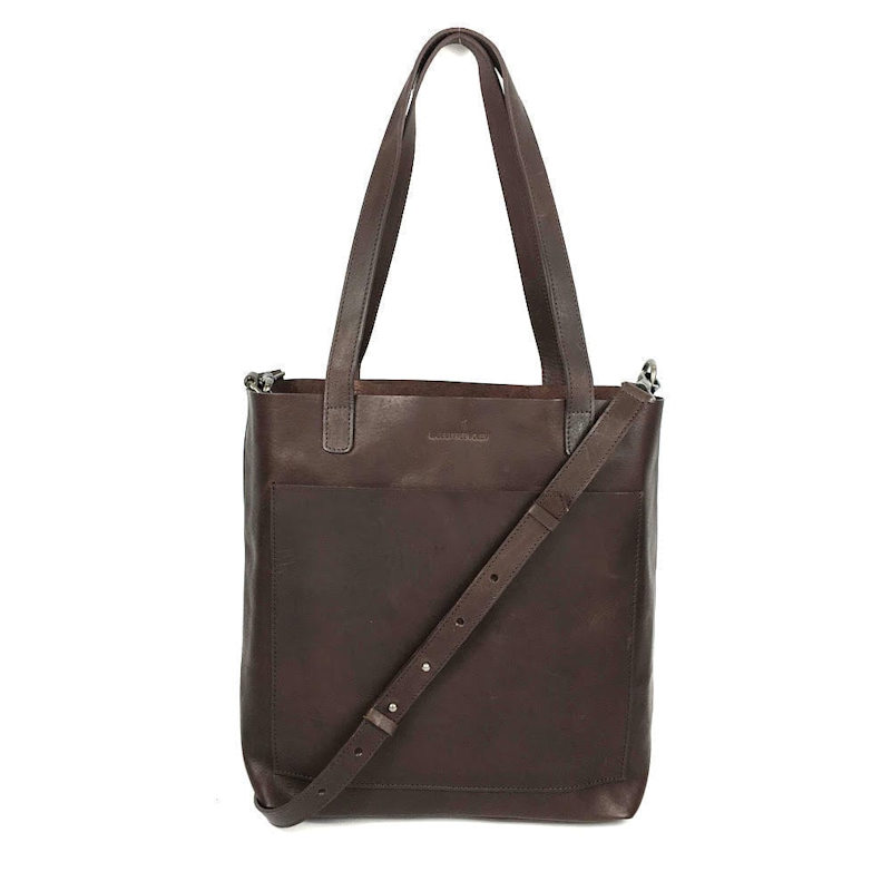 Thumbnail of Day Tote Leather Medium Brown image