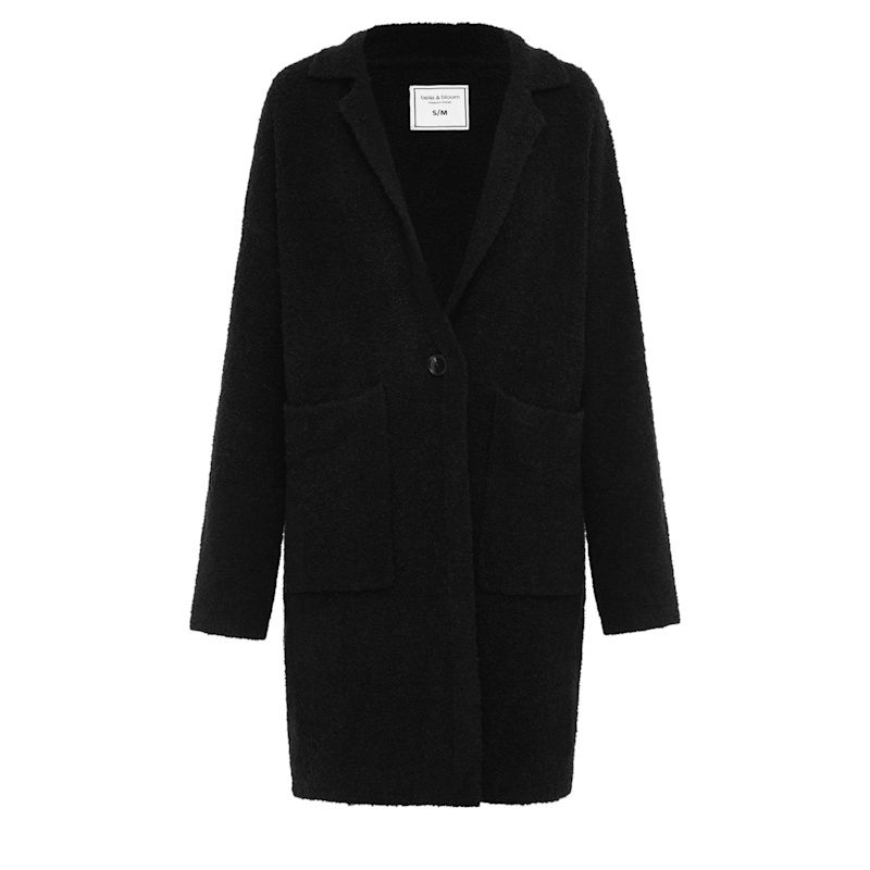 Thumbnail of Days Go By Sustainable Blazer Cardigan - Black image