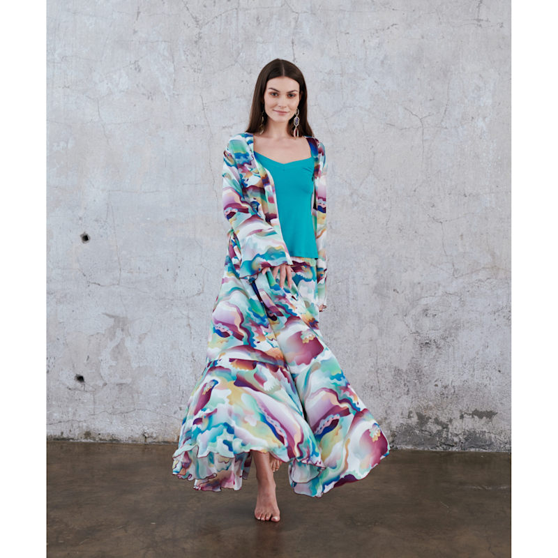 Thumbnail of Mamma Mia! Maxi Dressing Gown - Ecovero image