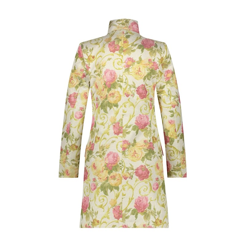 Thumbnail of Iconic Romantic Floral Print Jacquard Coat image
