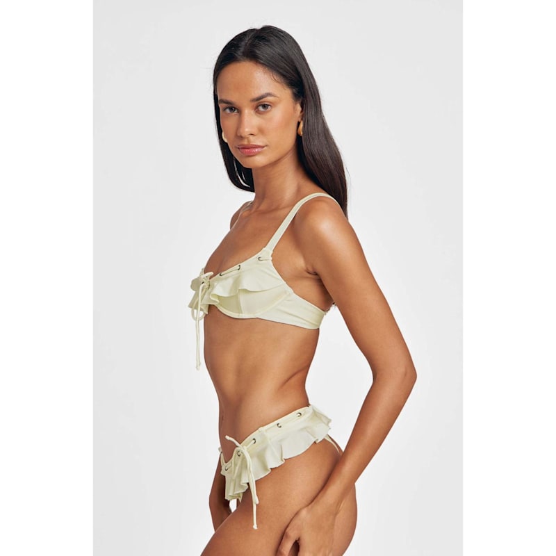 Thumbnail of Debi Ruffled Cheeky Bottoms / Butter Yellow image