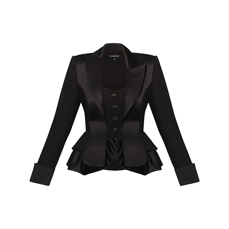 Thumbnail of Deconstructed Tailored Blazer - Black image