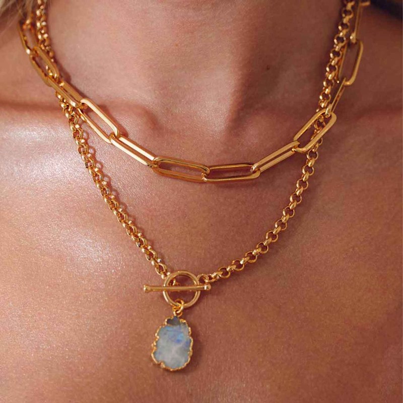 Thumbnail of Deity Moonstone Necklace image