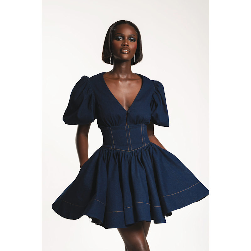 Thumbnail of Delilah Denim Mini Dress image