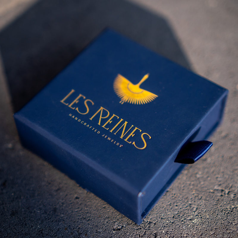 Thumbnail of The Blossom - Statement Earrings 24K Gold Plated image