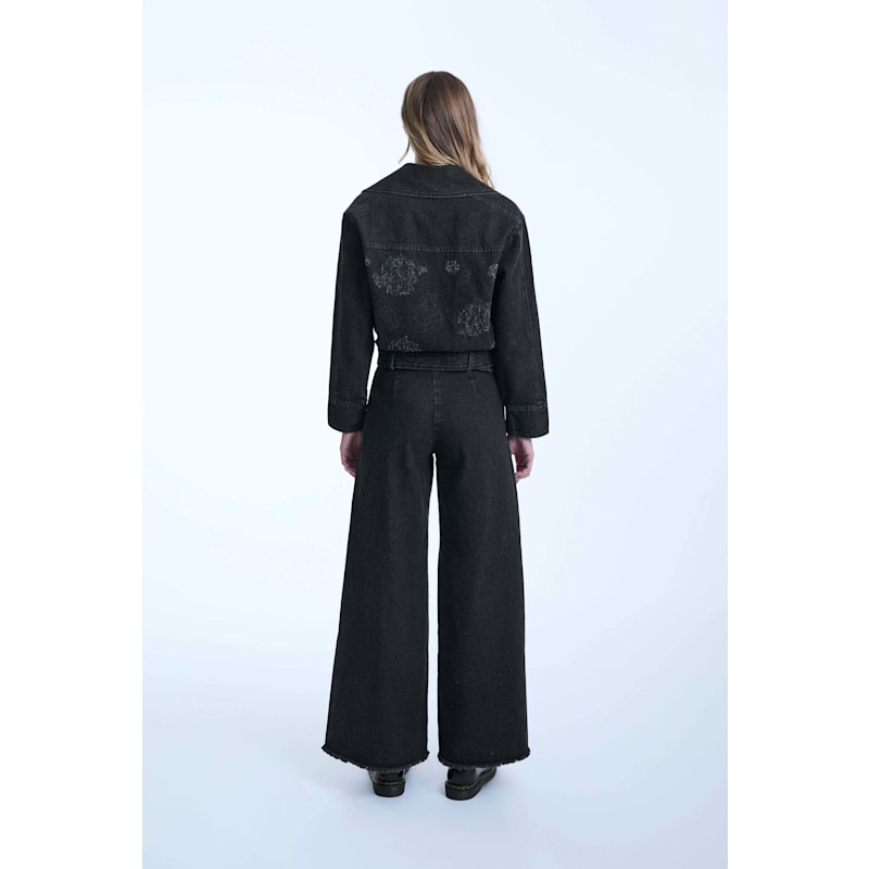 Thumbnail of Denim Biker Jacket image