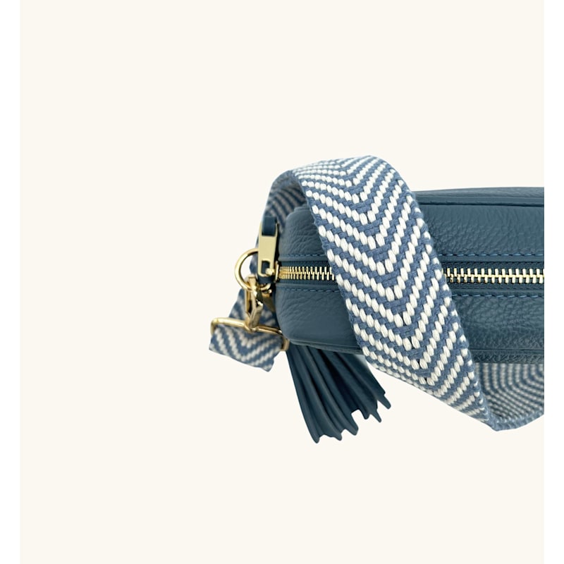Thumbnail of Denim Blue Chevron Strap image