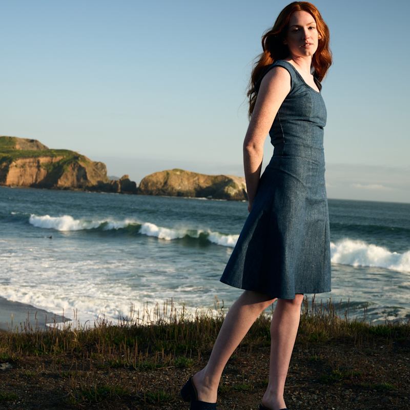 Thumbnail of Denim Flare Skirt image