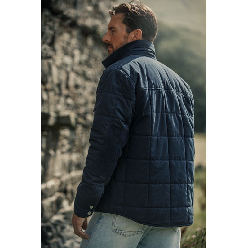 Thumbnail of Denver Quilted Shirt Navy image